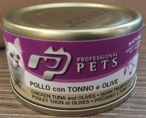 PROFESSIONAL PET CAT GR 70 TONNO/POLLO/OLIVE