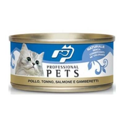 PROFESSIONAL PET CAT GR 70 POLLO/TONNO/SALMONE/GAMBERETTI