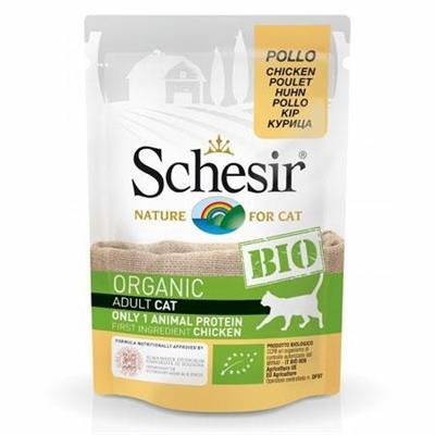 SCHESIR CAT BIO POLLO 16 X GR 85