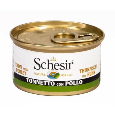 SCHESIR CAT TONNO POLLO GR 85