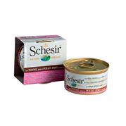 SCHESIR CAT NATURAL TONNO/POLLO/RISO GR 85