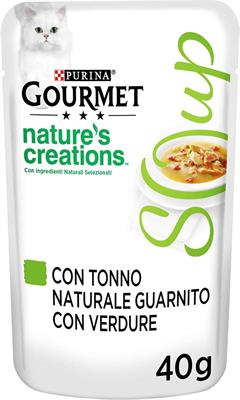 GOURMET NATURE'S CREATIONS SOUP TONNO/VERDURE 16 X GR 40