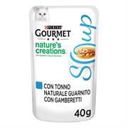 GOURMET NATURE'S CREATIONS SOUP TONNO/GAMBERETTI 16 X GR 40