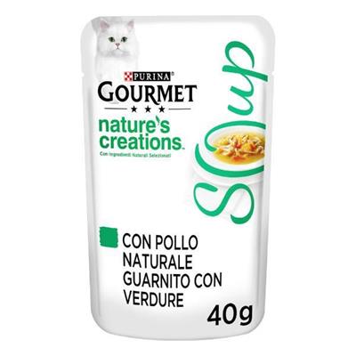 GOURMET NATURE'S CREATION SOUP POLLO/VERDURE 16 X GR 40