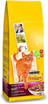 FRISKIES DRY MANZO/POLLO/VERDURE KG 20