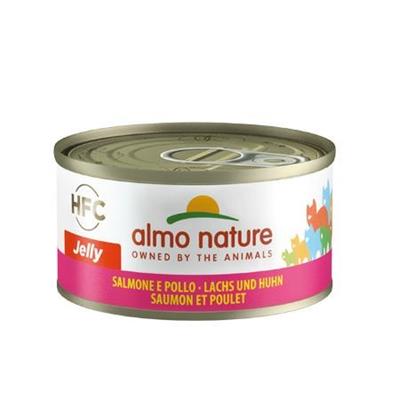 ALMO NATURAL SALMONE/POLLO JELLY GR 70