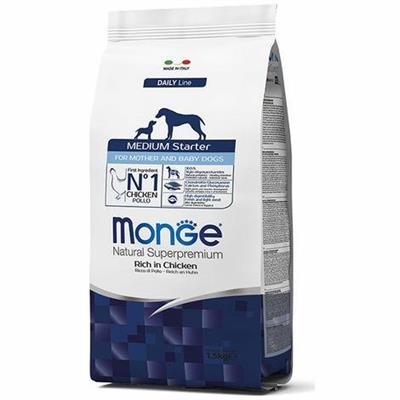 MONGE DOG MEDIUM STARTER KG 1,5