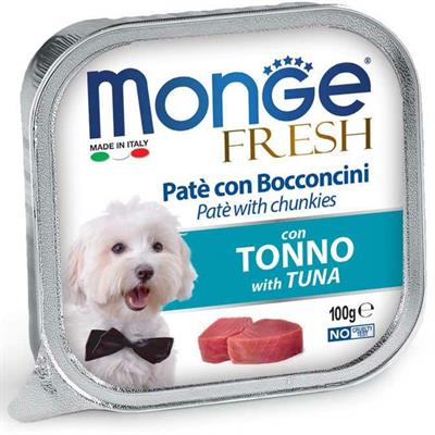 MONGE DOG FRESH TONNO 32 X GR 100