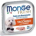 MONGE DOG FRESH TACCHINO 32 X GR 100