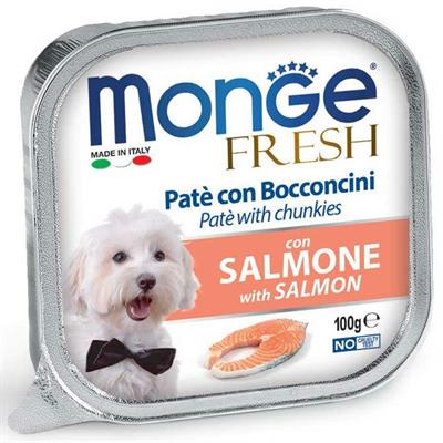 MONGE DOG FRESH SALMONE 32 X GR 100