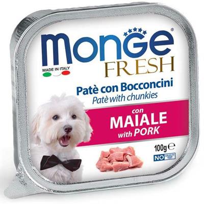 MONGE DOG FRESH MAIALE 32 X GR 100