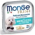 MONGE DOG FRESH MERLUZZO 32 X GR 100