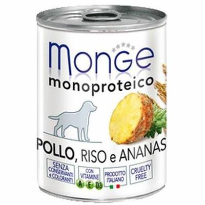 MONGE MONO FRUIT POLLO/ANANAS GR 400