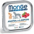 MONGE MONO FRUIT ANATRA/LAMPONI 24 X GR 150