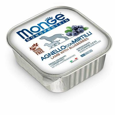 MONGE MONO FRUIT AGNELLO/MIRTILLO 24 X GR 150