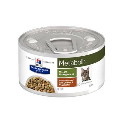 HILL'S CAT METABOLIC SPEZZATINO POLLO/VERDURE GR 82