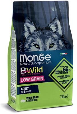 MONGE BWILD DOG LOW CINGHIALE KG 2,5