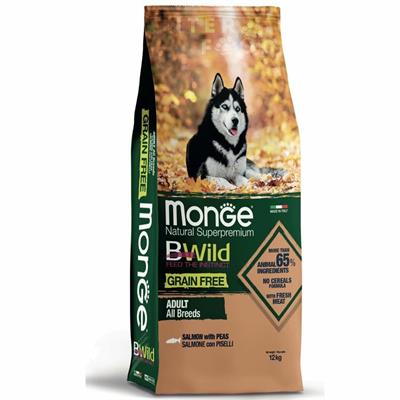 MONGE BWILD DOG GF SALMONE/PISELLI KG 12