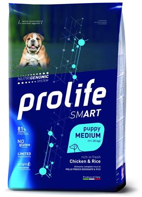 PROLIFE DOG SMART PUPPY MEDIUM POLLO/RISO KG 2,5