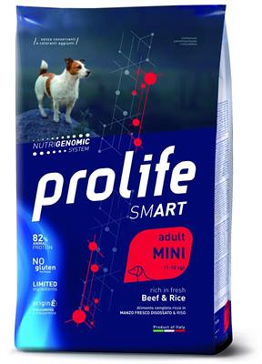 PROLIFE DOG SMART MINI MANZO/RISO GR 600