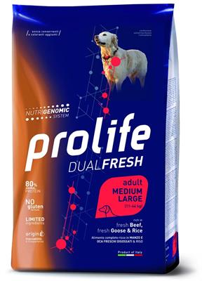 PROLIFE DOG DUAL MEDIUM/LARGE MANZO/OCA/RISO KG 2,5