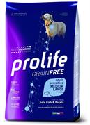 PROLIFE DOG GRAIN FREE MEDIUM/LARGE SOGLIOLA/PATATE KG 2,5