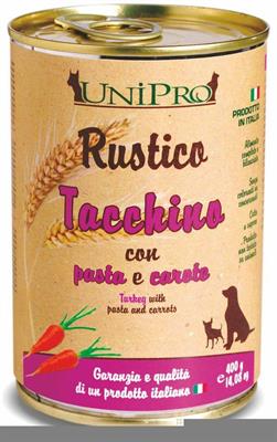 UNIPRO RUSTICO TACCHINO/PASTA INT./CAROTE GR 400