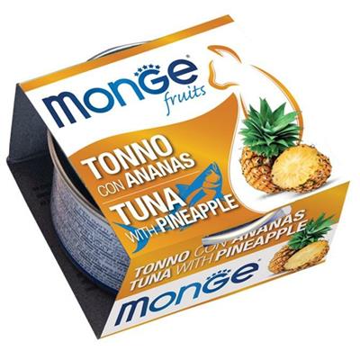 MONGE CAT FRUITS TONNO/ANANAS GR 80