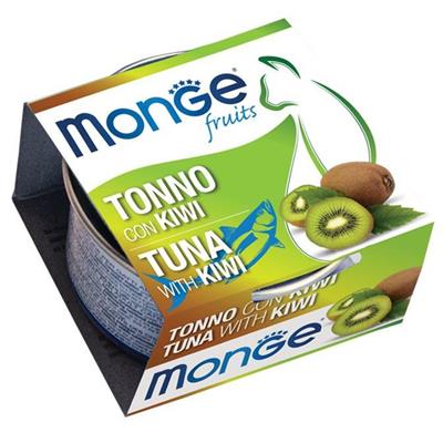 MONGE CAT FRUITS TONNO/KIWI GR 80