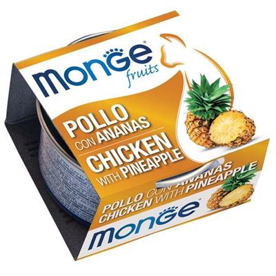 MONGE CAT FRUITS POLLO/ANANAS GR 80