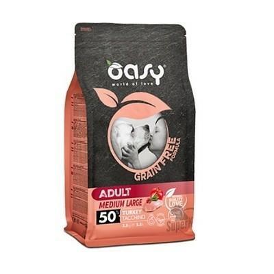 OASY DOG GRAIN FREE MEDIUM/LARGE TACCHINO KG 12