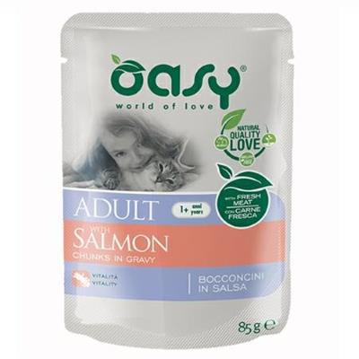 OASY CAT BOCCONI SALMONE BUSTE 12 X GR 85