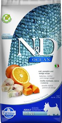 ND DOG OCEAN MINI MERLUZZO/ZUCCA/ARANCIA KG 7