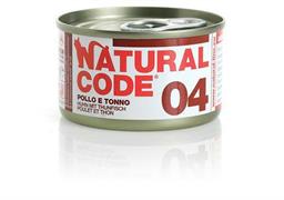 NATURAL CODE 04 CAT POLLO/TONNO GR 85