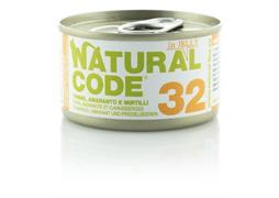 NATURAL CODE 32 CAT TONNO/AMARANTO/MIRTILLO JELLY GR 85