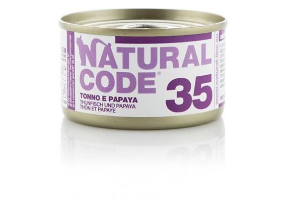 NATURAL CODE 35 CAT TONNO/PAPAYA GR 85