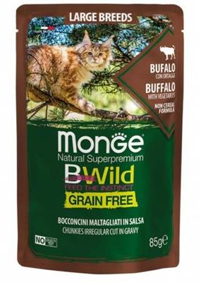 MONGE CAT BWILD BUSTE 28 X GR 85 BUFALO/ORTAGGI