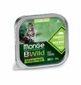 MONGE CAT BWILD STERILIZED 32 X GR 100 CINGHIALE/ORTAGGI