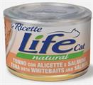 LIFECAT RICETTE TONNO/ALICETTE/SALMONE GR 150