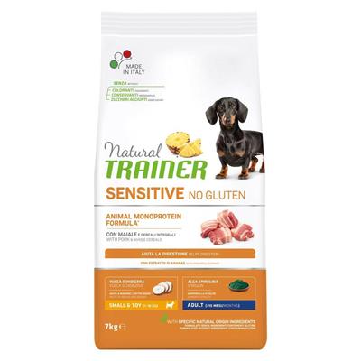 TRAINER DOG SENSITIVE NO GLUTEN MINI MAIALE KG 7