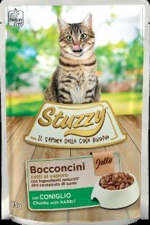 STUZZYCAT BUSTE BOCCONI JELLY CONIGLIO 24 X GR 85 NEW