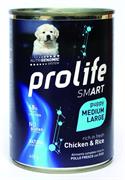 PROLIFE DOG UM SMART PUPPY MEDIUM/LARGE POLLO/RISO GR 400 NEW