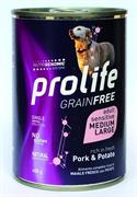 PROLIFE DOG UM GRAIN FREE MEDIUM/LARGE MAIALE GR 400 NEW