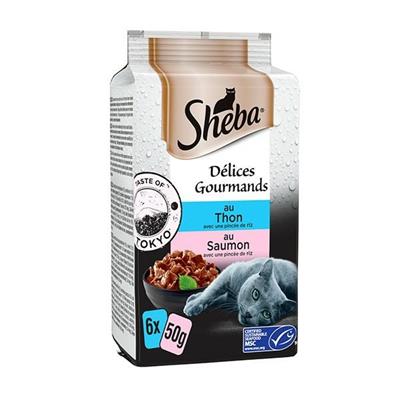 SHEBA DÉLICE DU JOUR GOURMANDS TOKYO 6 X GR 50