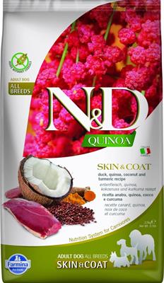 ND DOG QUINOA SKIN/COAT ANATRA/COCCO/CURCUMA KG 2,5