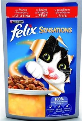 FELIX SENSATION MANZO/POMODORO JELLY 26 X GR 85 NEW