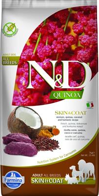 ND DOG QUINOA SKIN/COAT CERVO/COCCO/CURCUMA KG 7