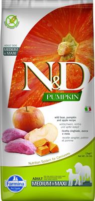 ND DOG PUMPKIN MEDIUM/MAXI CINGHIALE/MELA KG 12