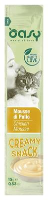 OASY CAT CREAMY SNACK 4 X GR 15 POLLO