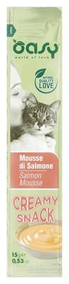 OASY CAT CREAMY SNACK 4 X GR 15 SALMONE